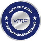 Siegel fuer VMF Norm der Fuhrparkausschreibung